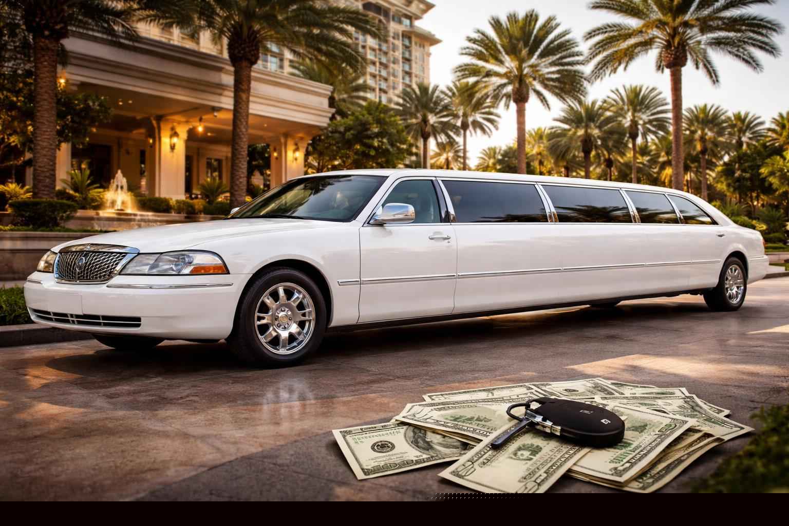 How much does white limo rental cost in Tampa Florida?