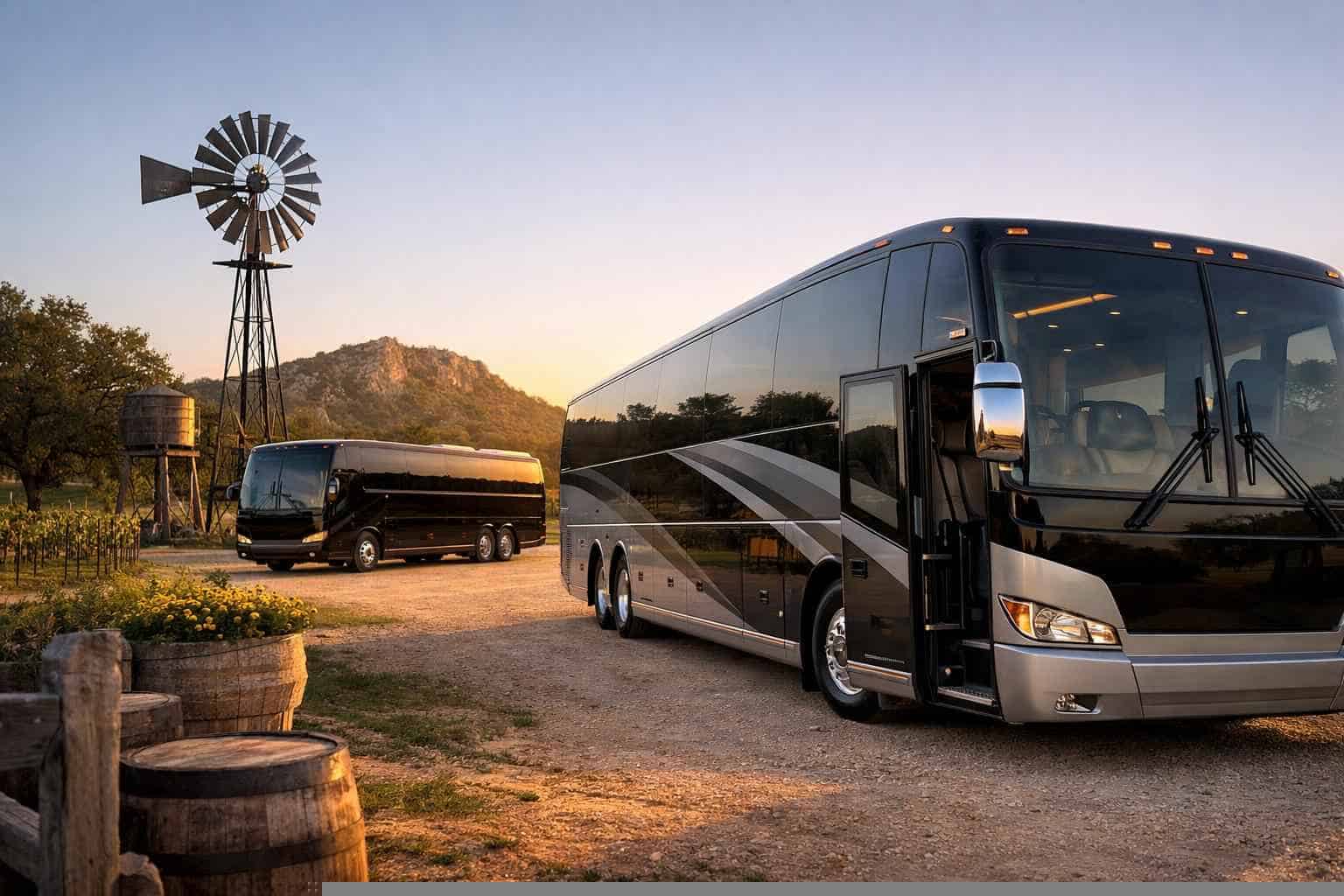 Private Charter Buses in Johnson City Texas