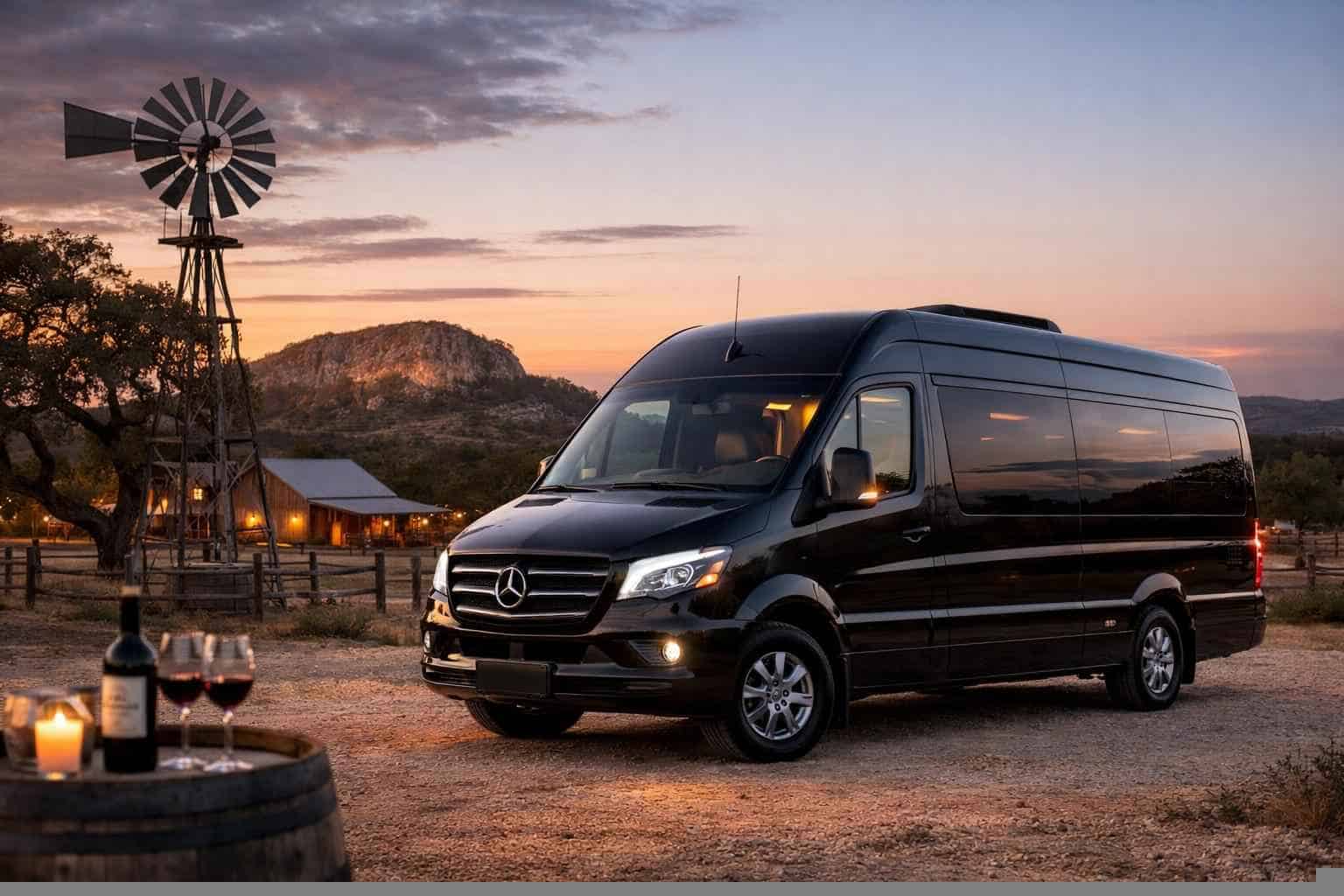 Johnson City TX Chauffeured Sprinter Van Service