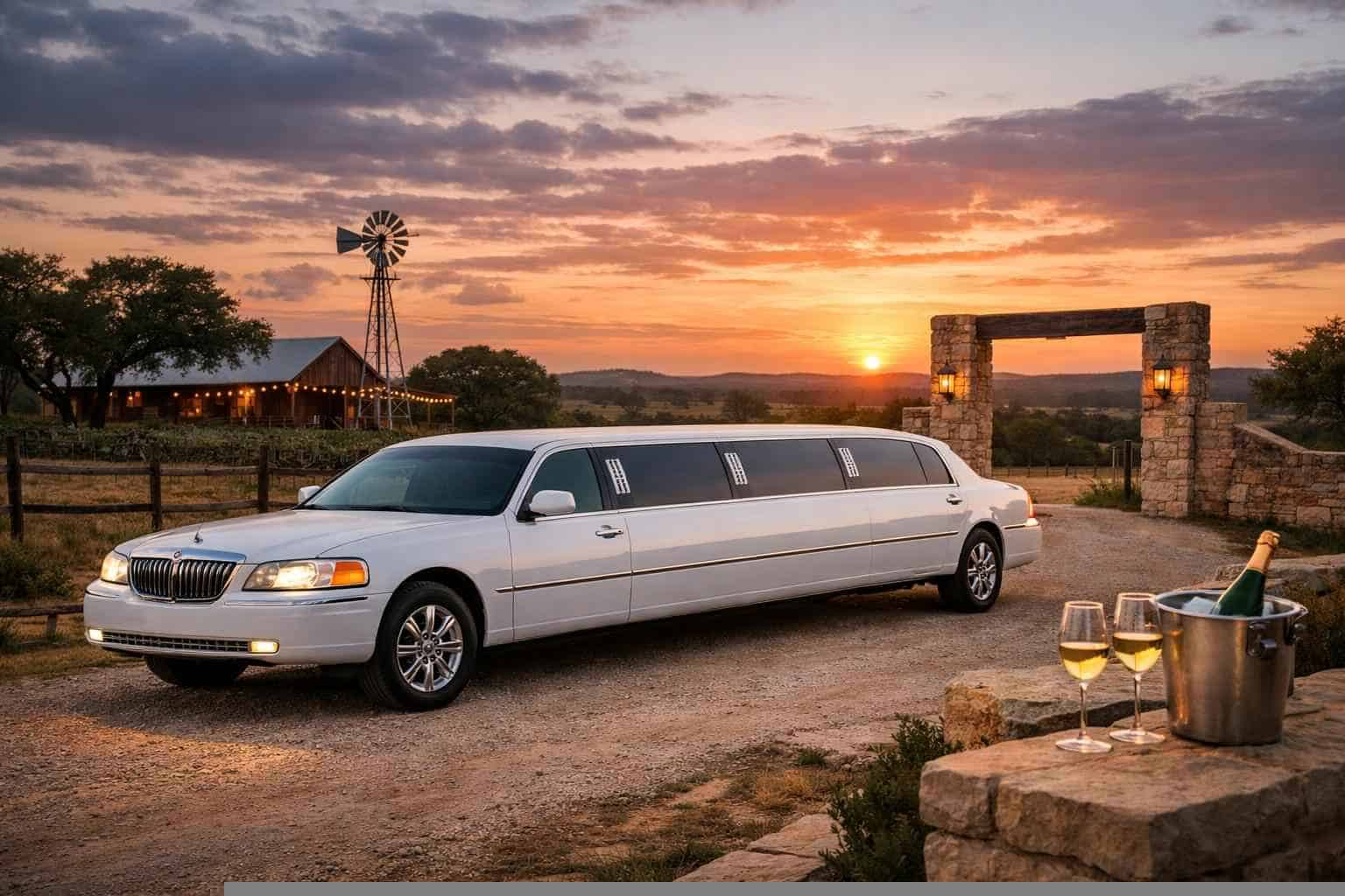 Johnson City Texas White Limo Service