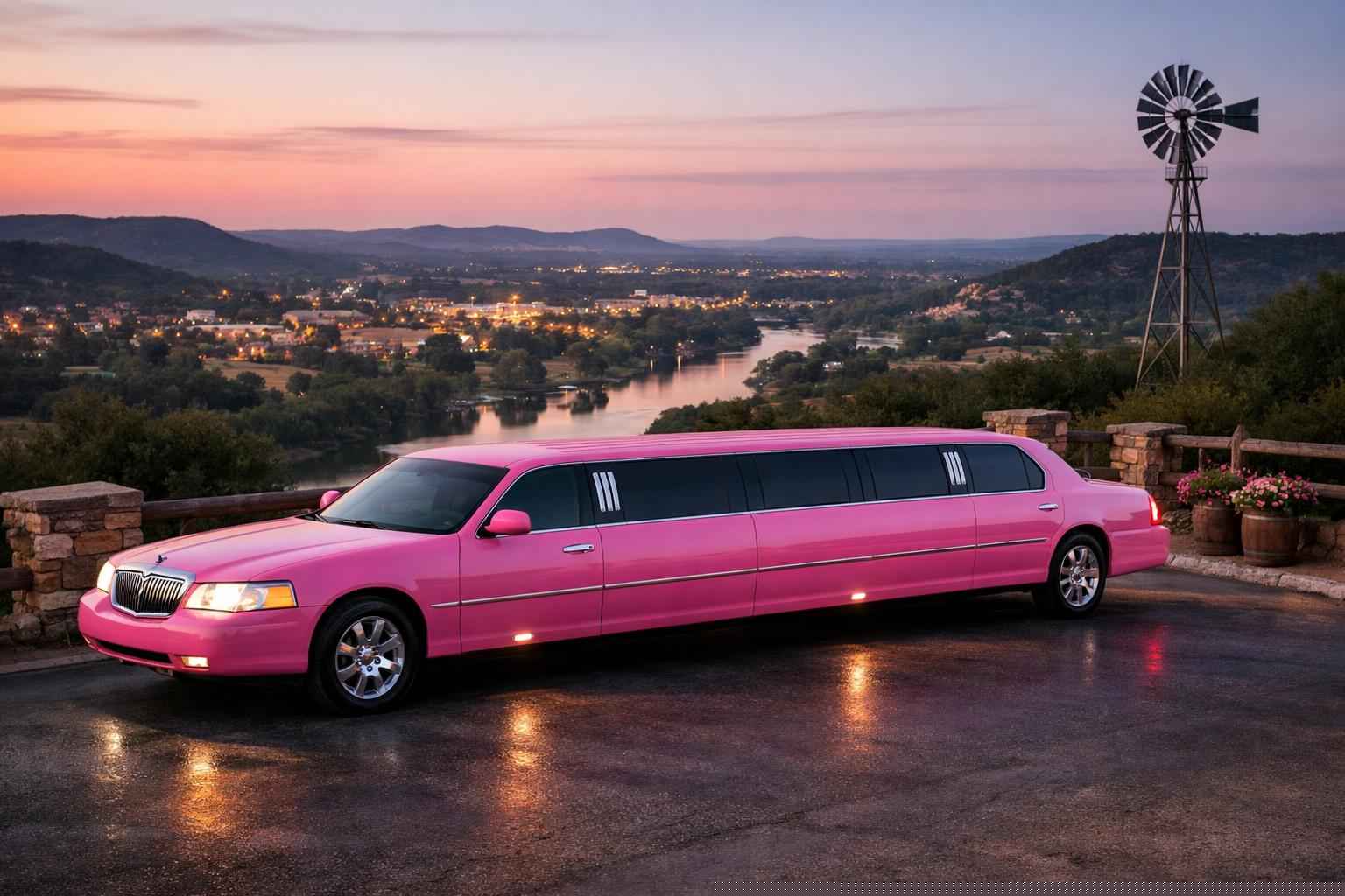 Pink Limos For Parties In Kerrville Texas