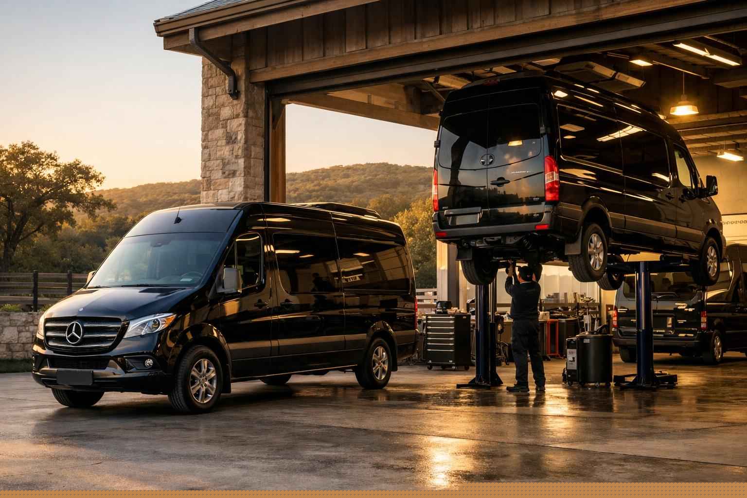 Chauffeured Sprinter Van Near Kerrville TX