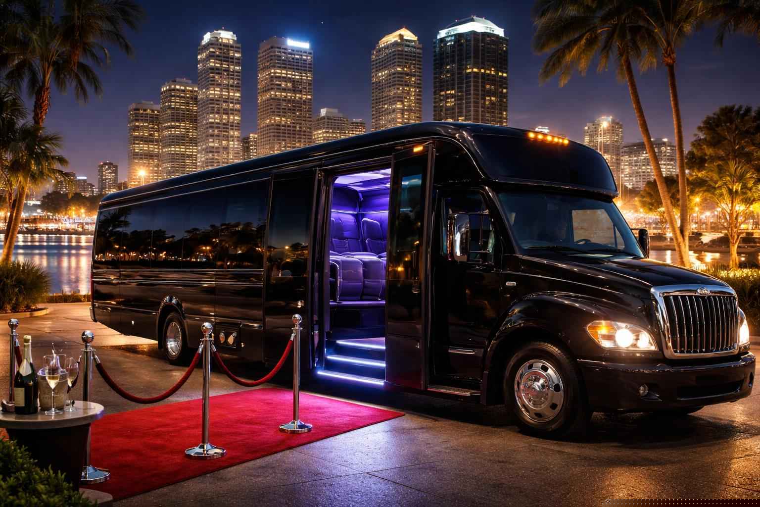 Limo Bus Rental Services in Tampa Florida