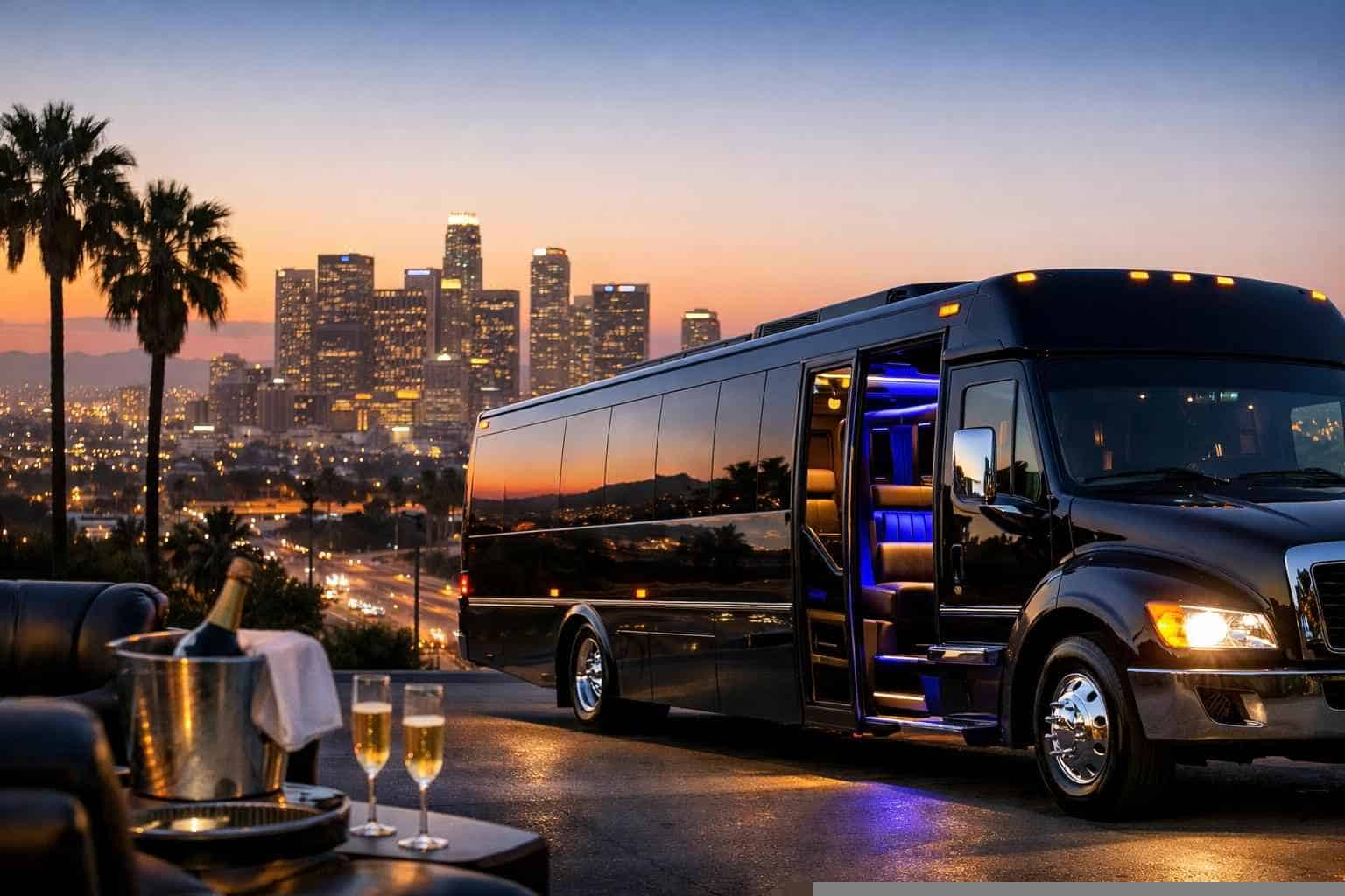 Los Angeles California Limo Bus Service