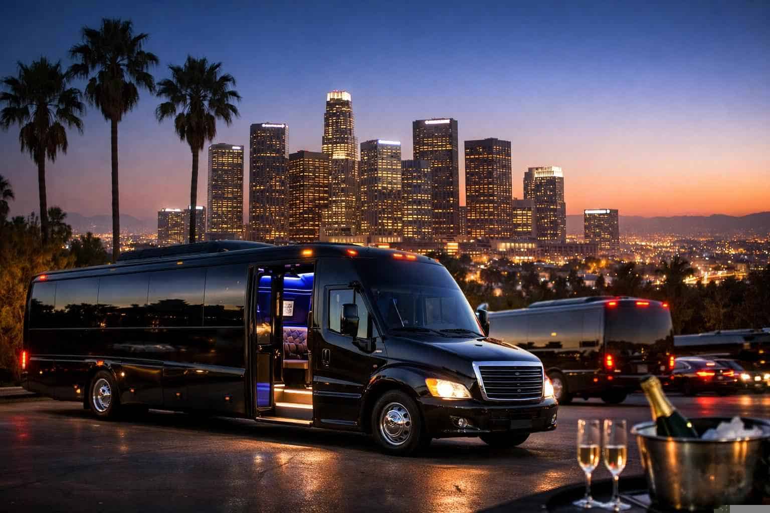 Los Angeles California Limo Buses