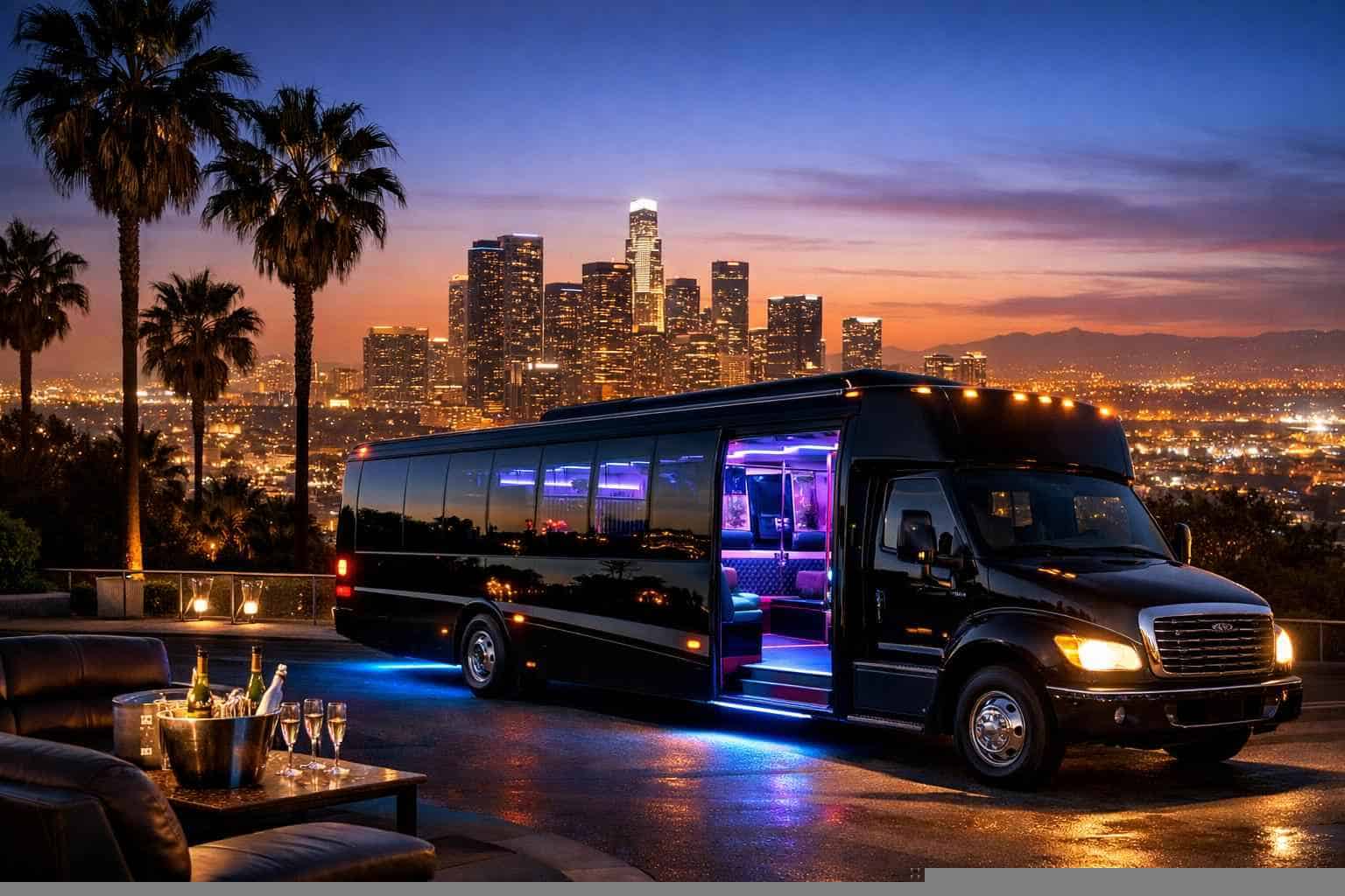 Los Angeles California Party Bus Service