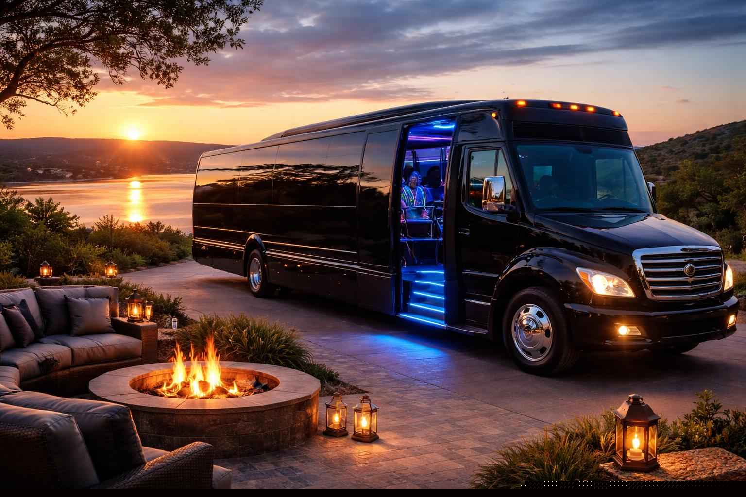 Marble Falls TX Party Bus Service For Events
