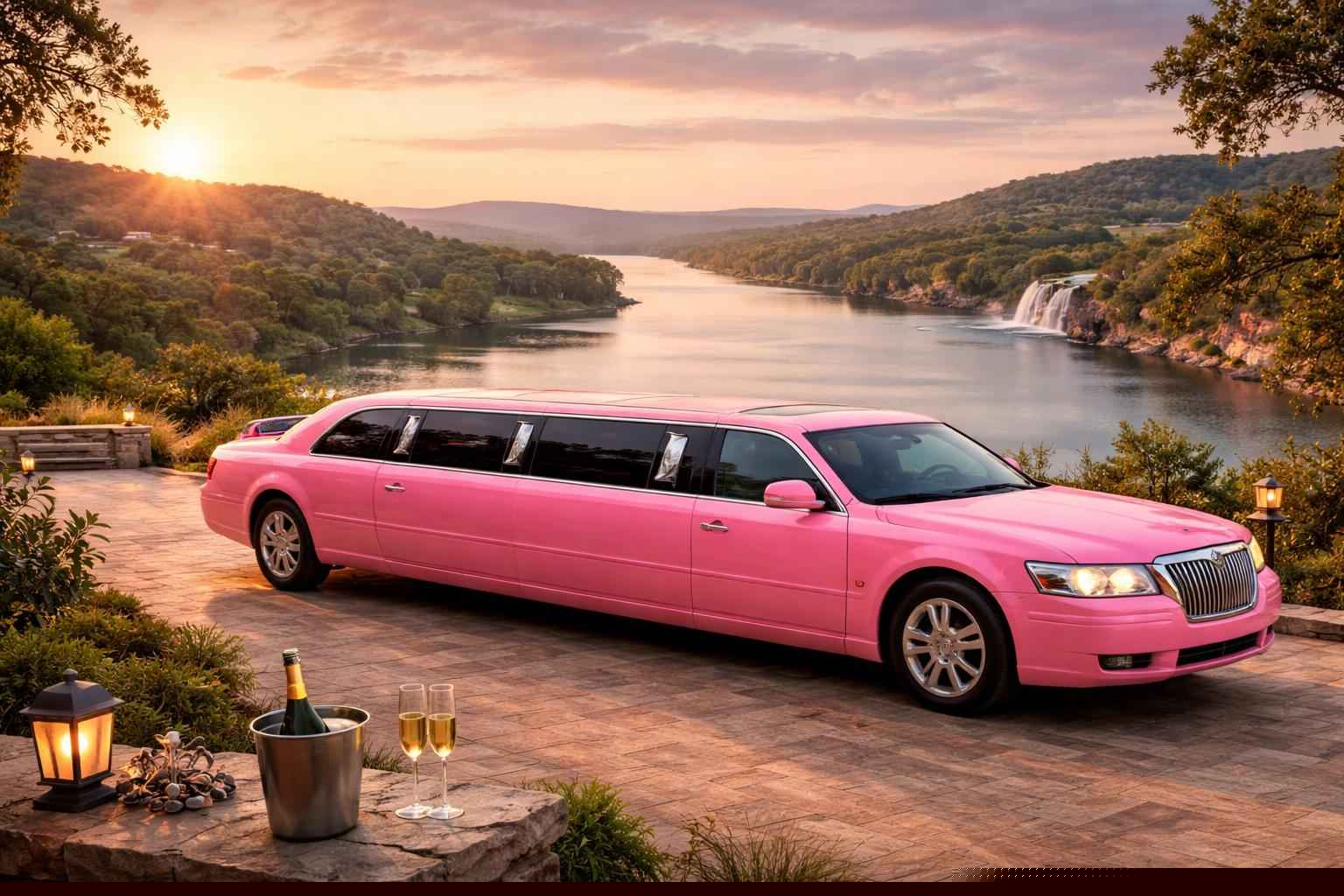Marble Falls Texas Pink Limo Service