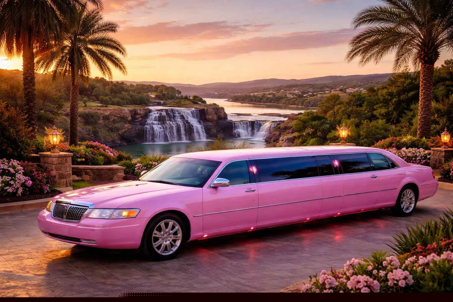 Marble Falls Texas Pink Limos