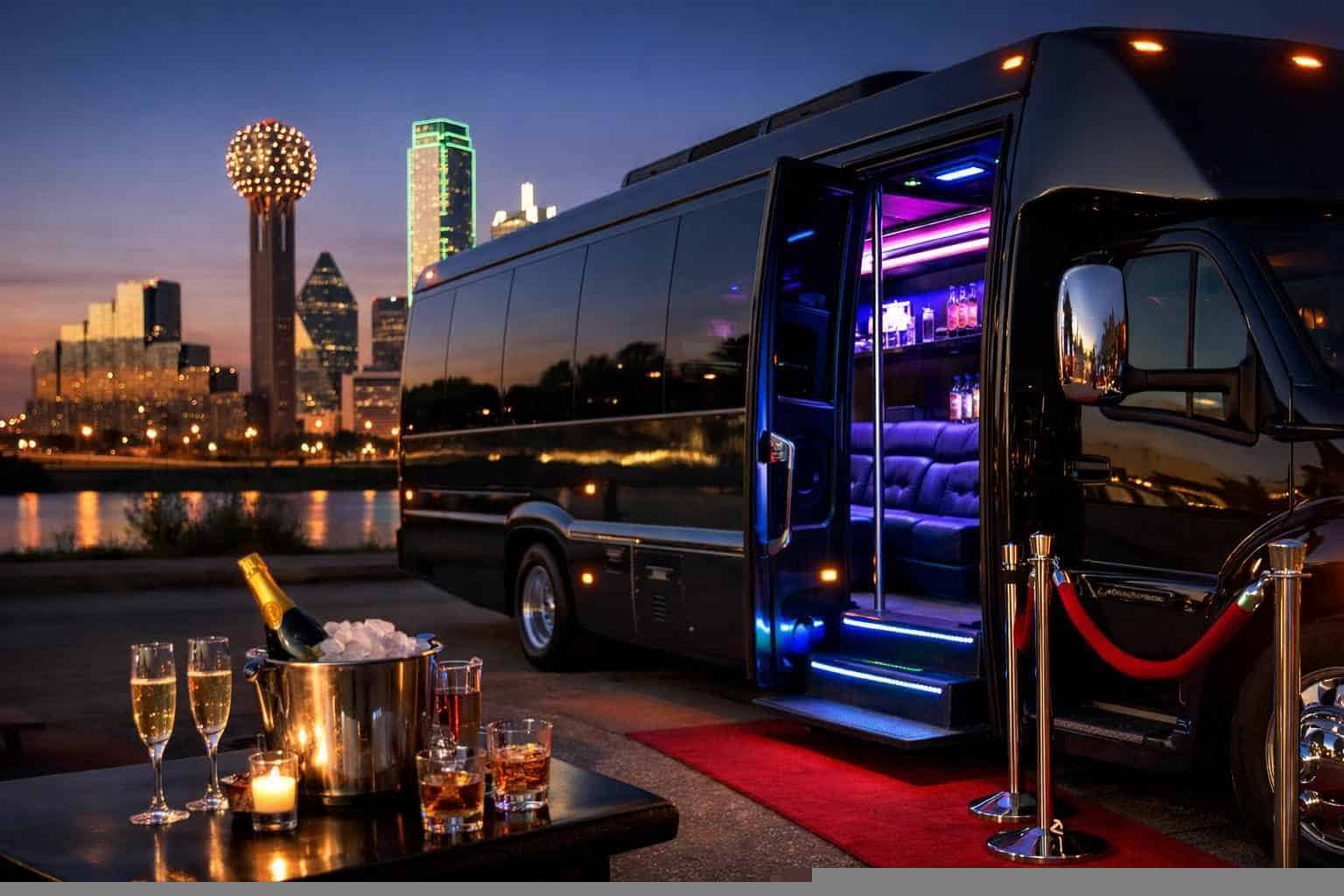 McKinney Texas Party Bus Service For Events