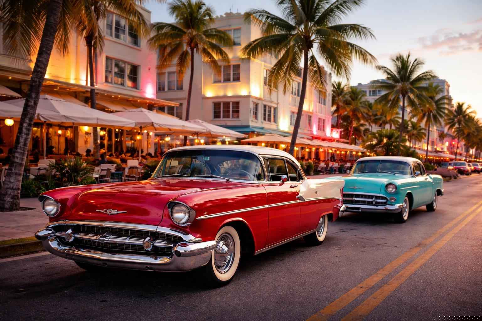 Miami Florida Antique Vehicles