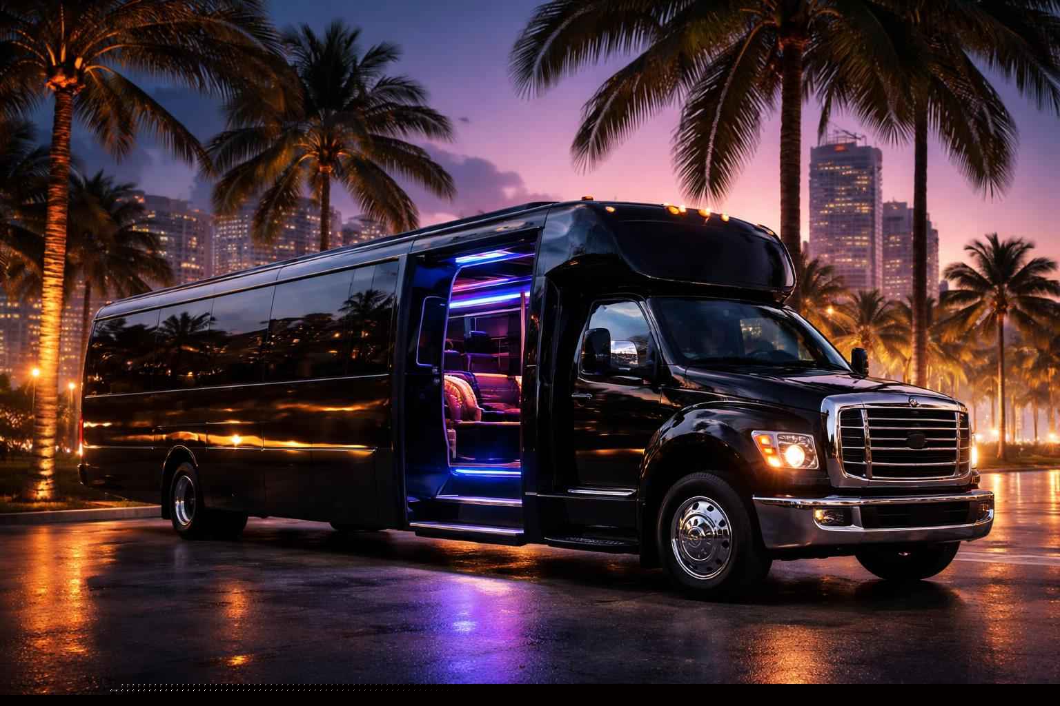 Miami Florida Limo Bus Service