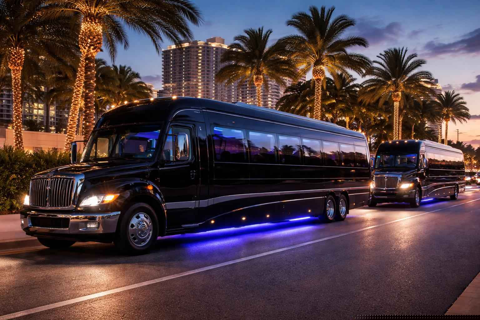 Miami Florida Limo Buses