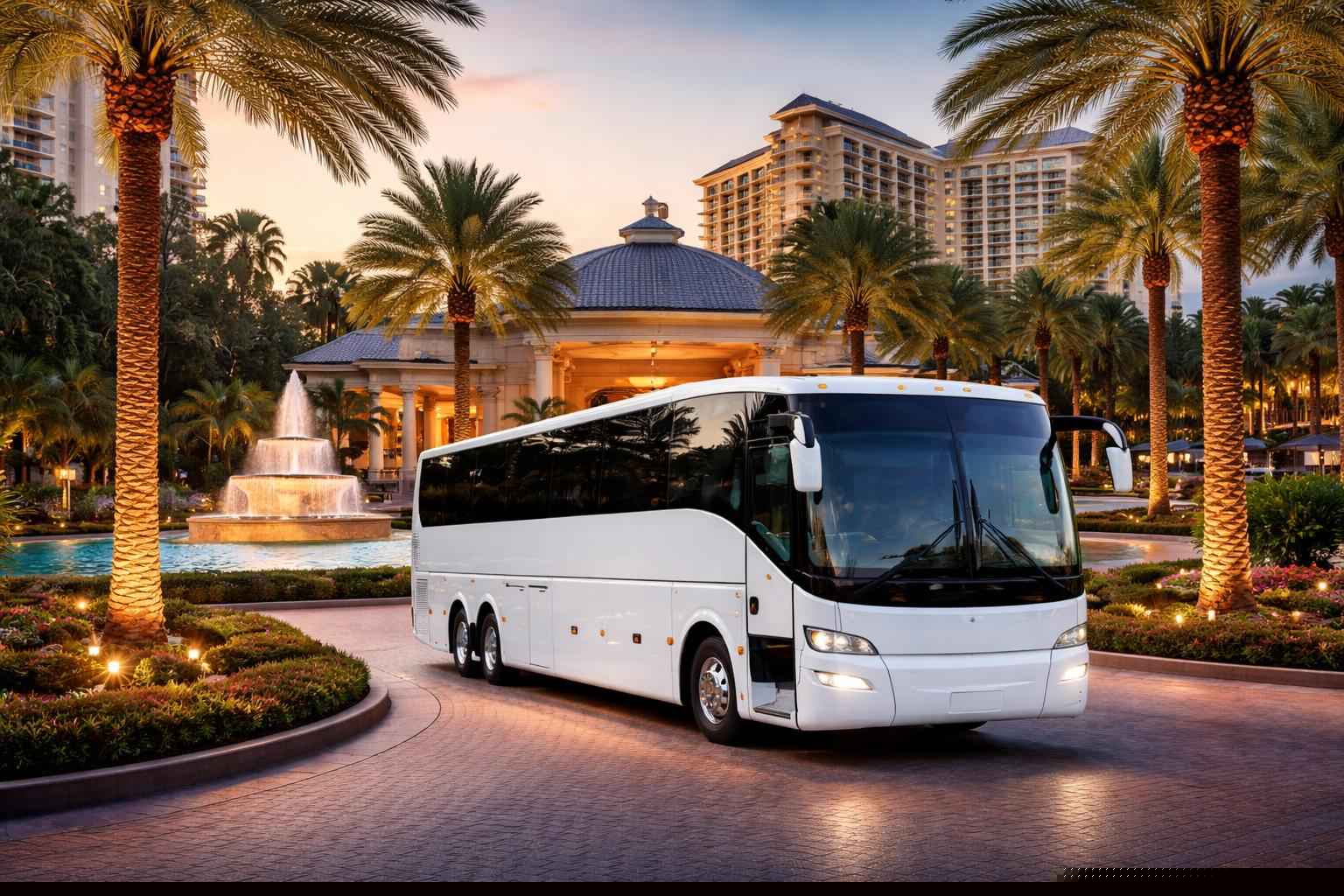 Orlando Florida White Bus Service