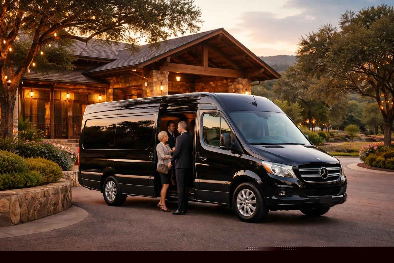 Passenger Van With Chauffeur In Boerne Texas