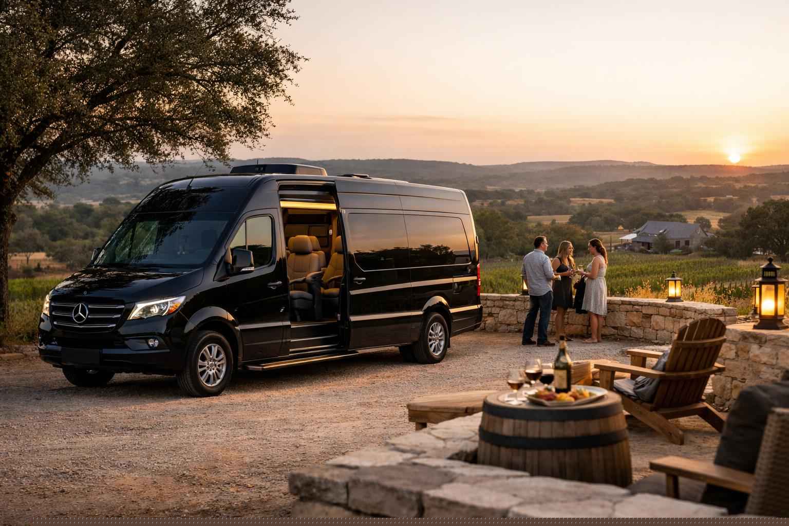Private Van Service With Driver Fredericksburg TX