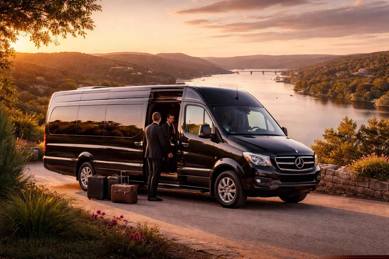 Passenger Van With Driver Services In Marble Falls Texas