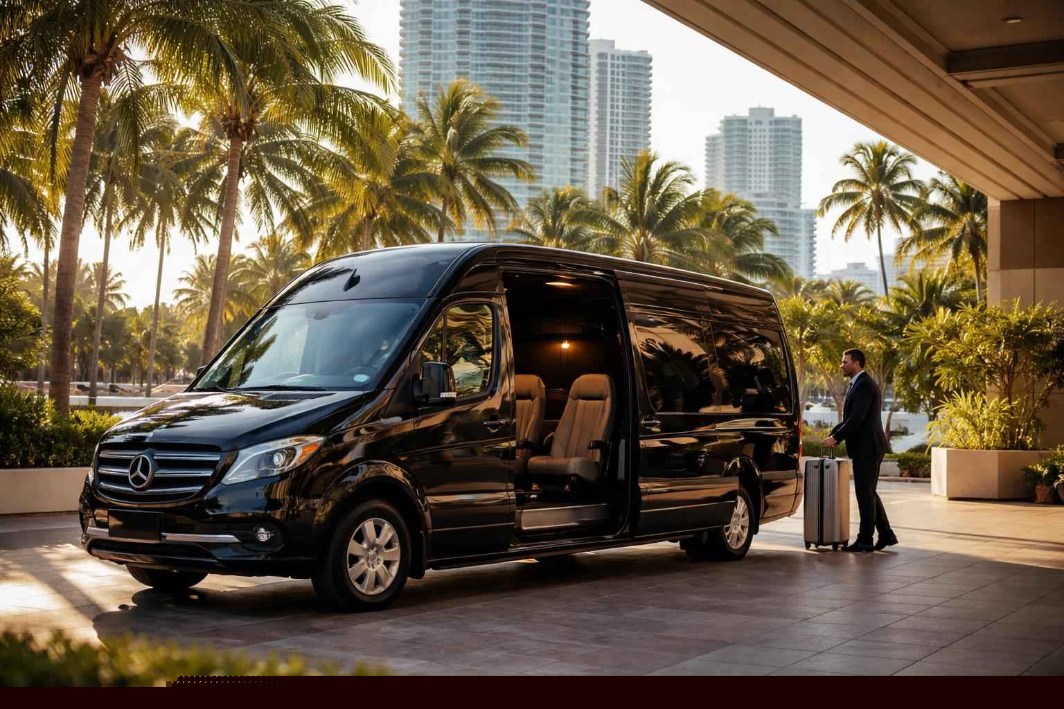 Passenger Van with Driver Services in Miami Florida