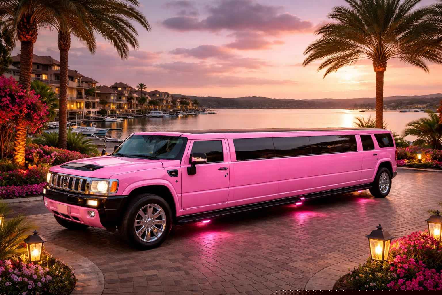 Pink Limo Rental Services for Events