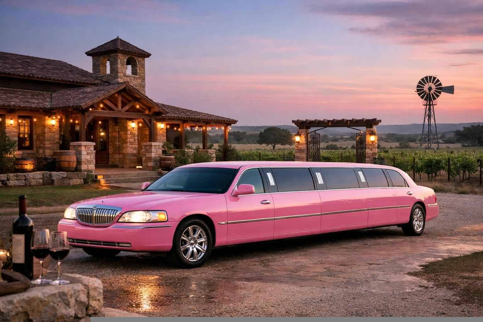 Pink Limo Services for Events in Johnson City