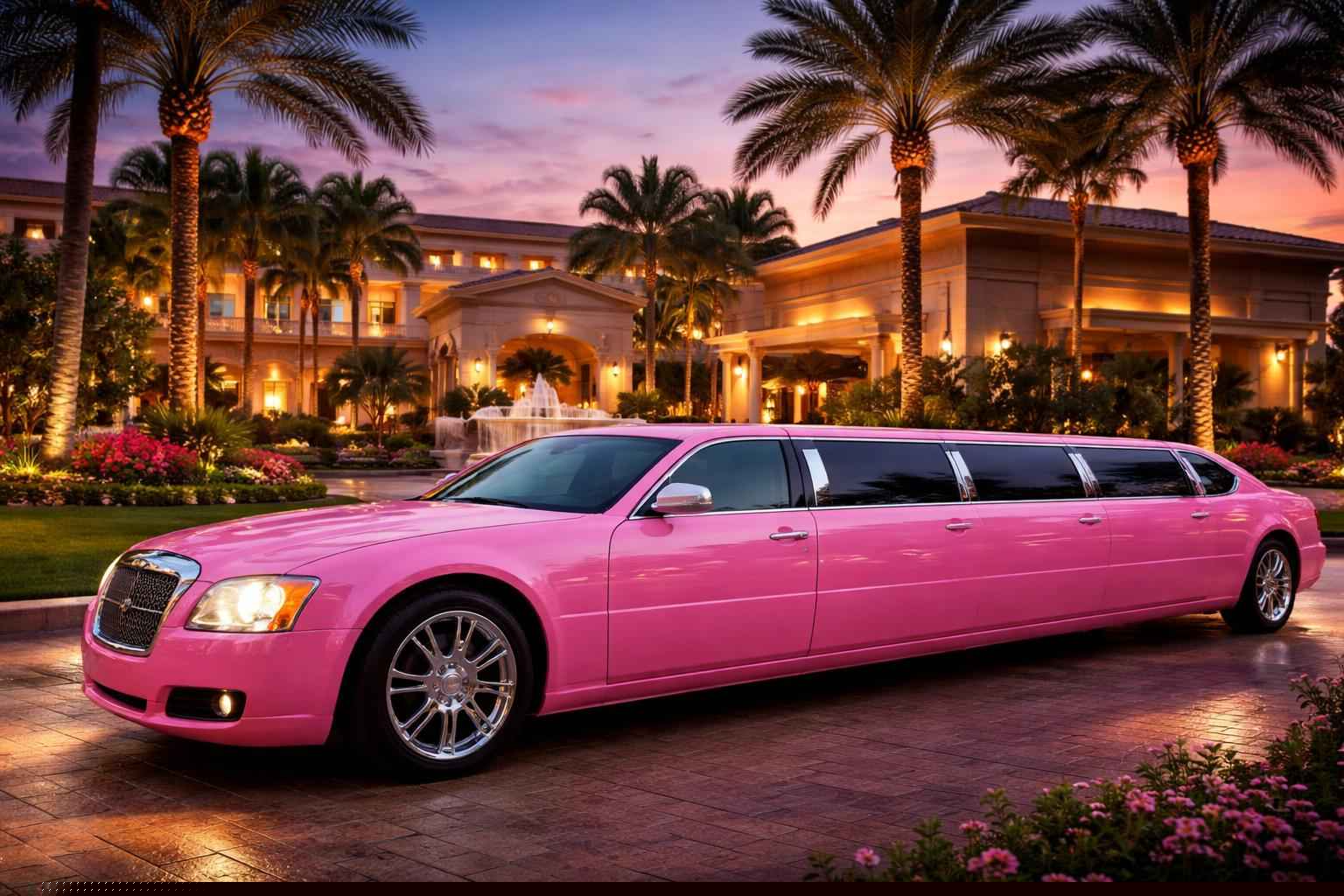 Pink Limo Rental Services in Orlando Florida
