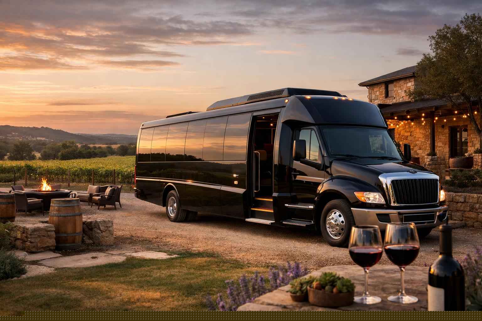 Private Shuttle Bus Services In Fredericksburg
