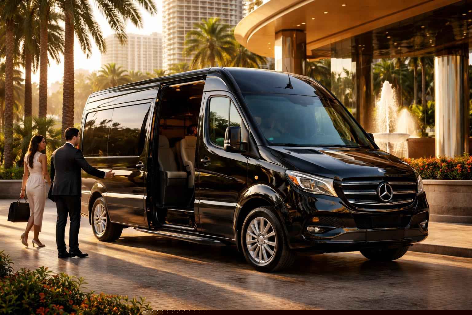 Sprinter Van Rental Services with Driver in Miami Florida
