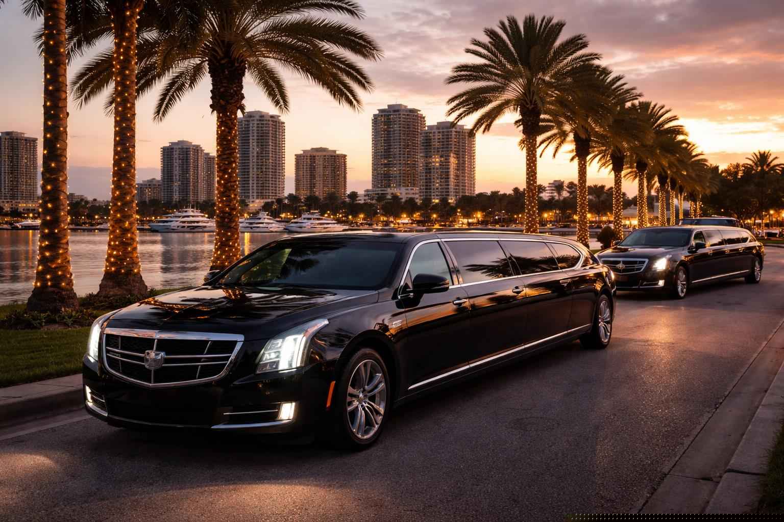 St. Petersburg Florida Black Limos