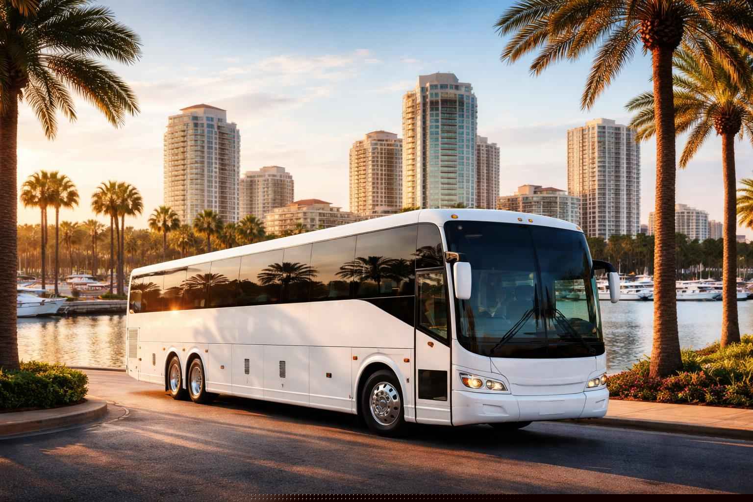 St. Petersburg Florida White Bus Service