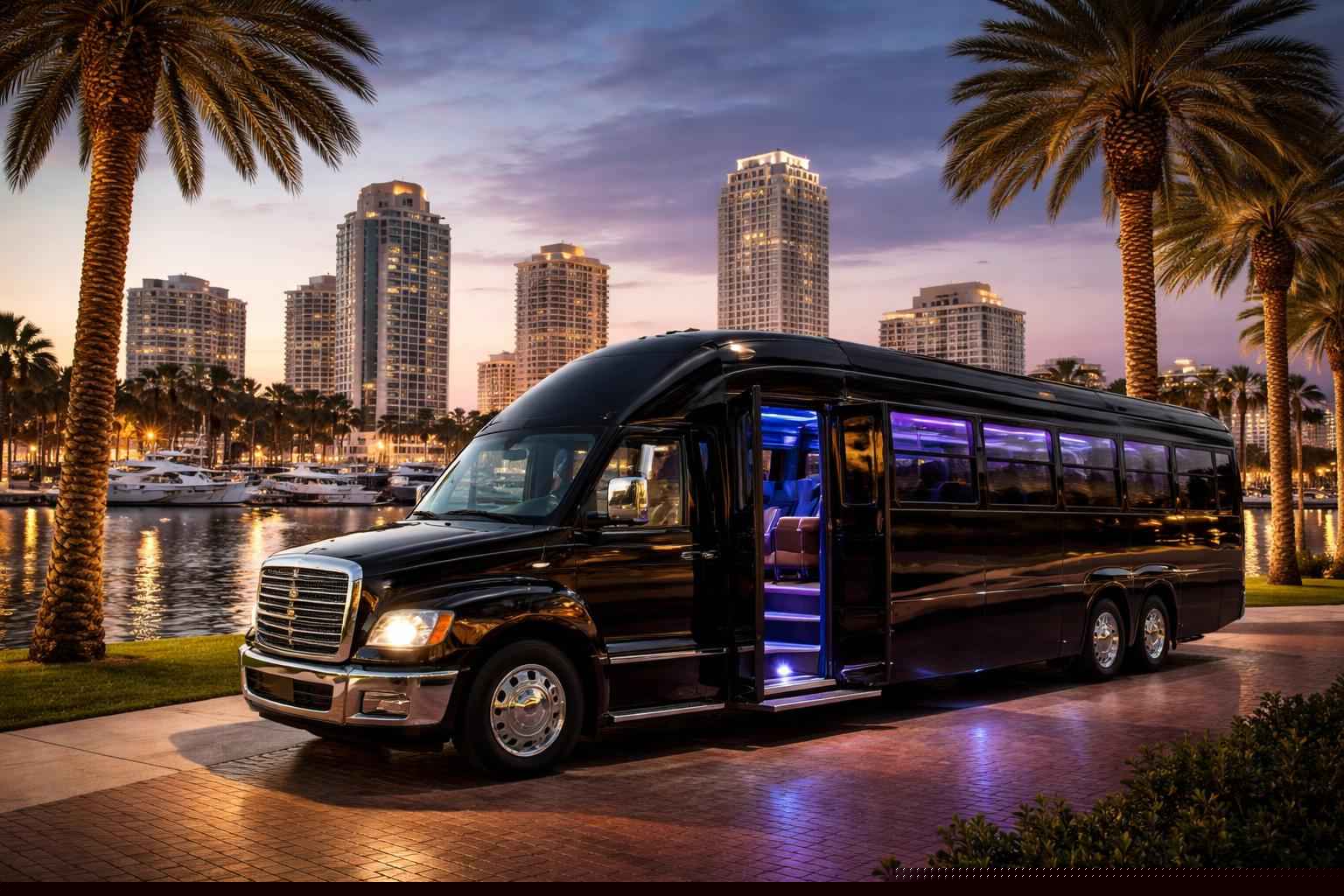 St. Petersburg Florida Limo Bus Service