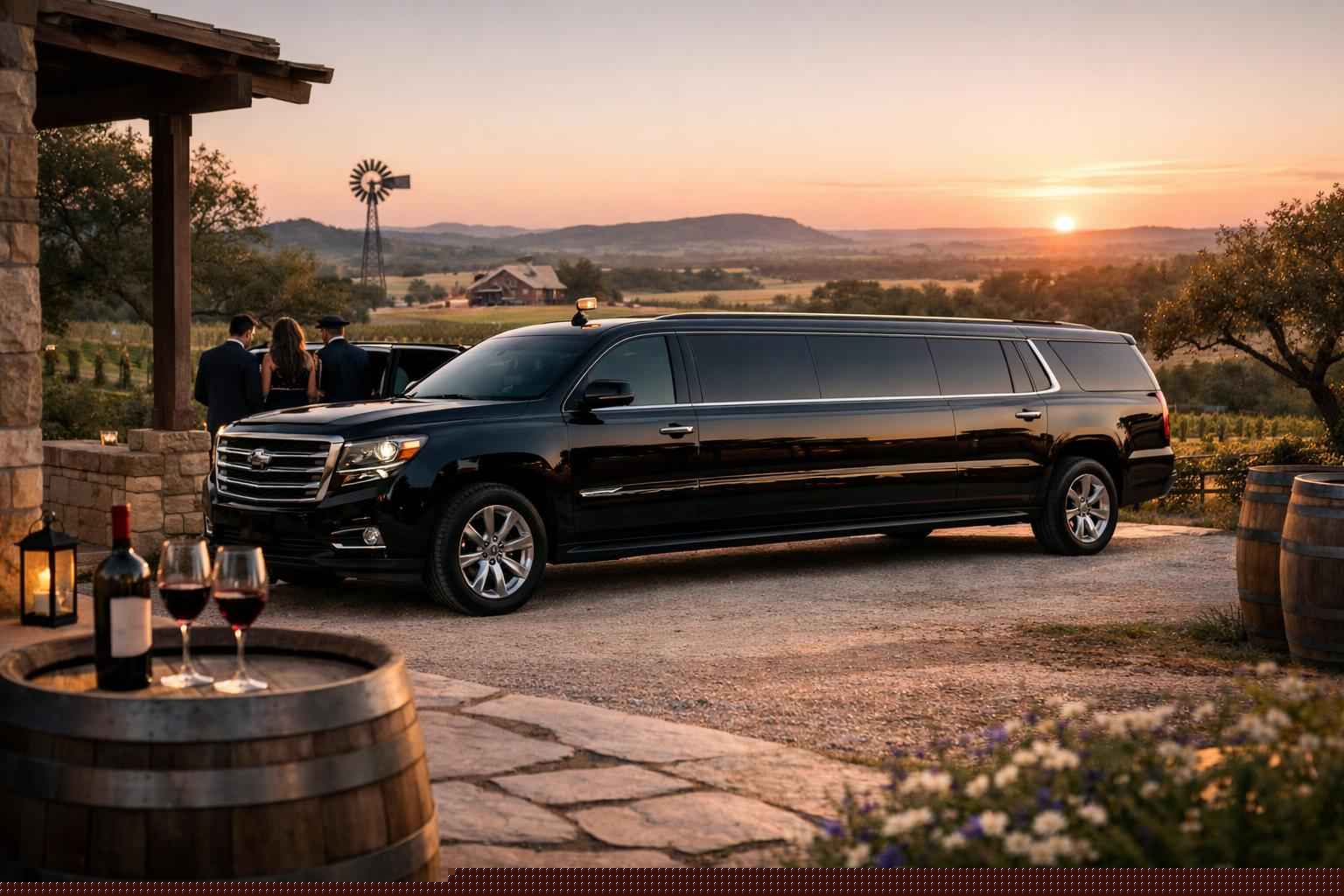 Private SUV Limousine Services Fredericksburg TX