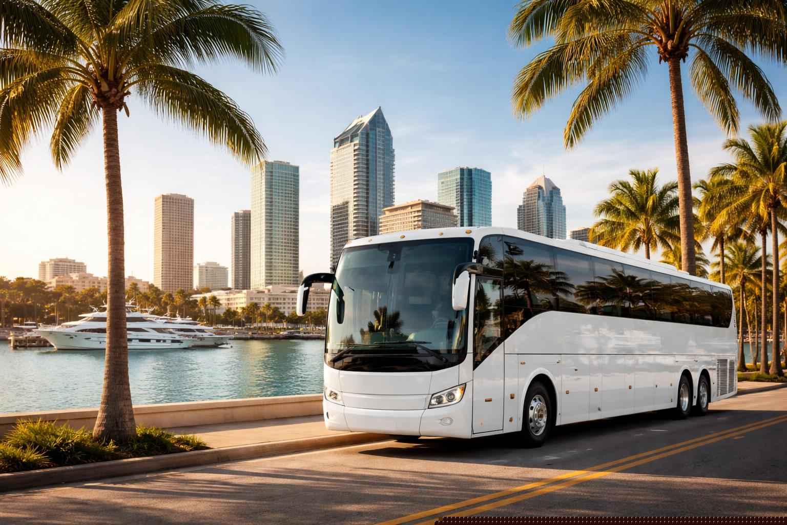 Tampa Florida White Bus Service