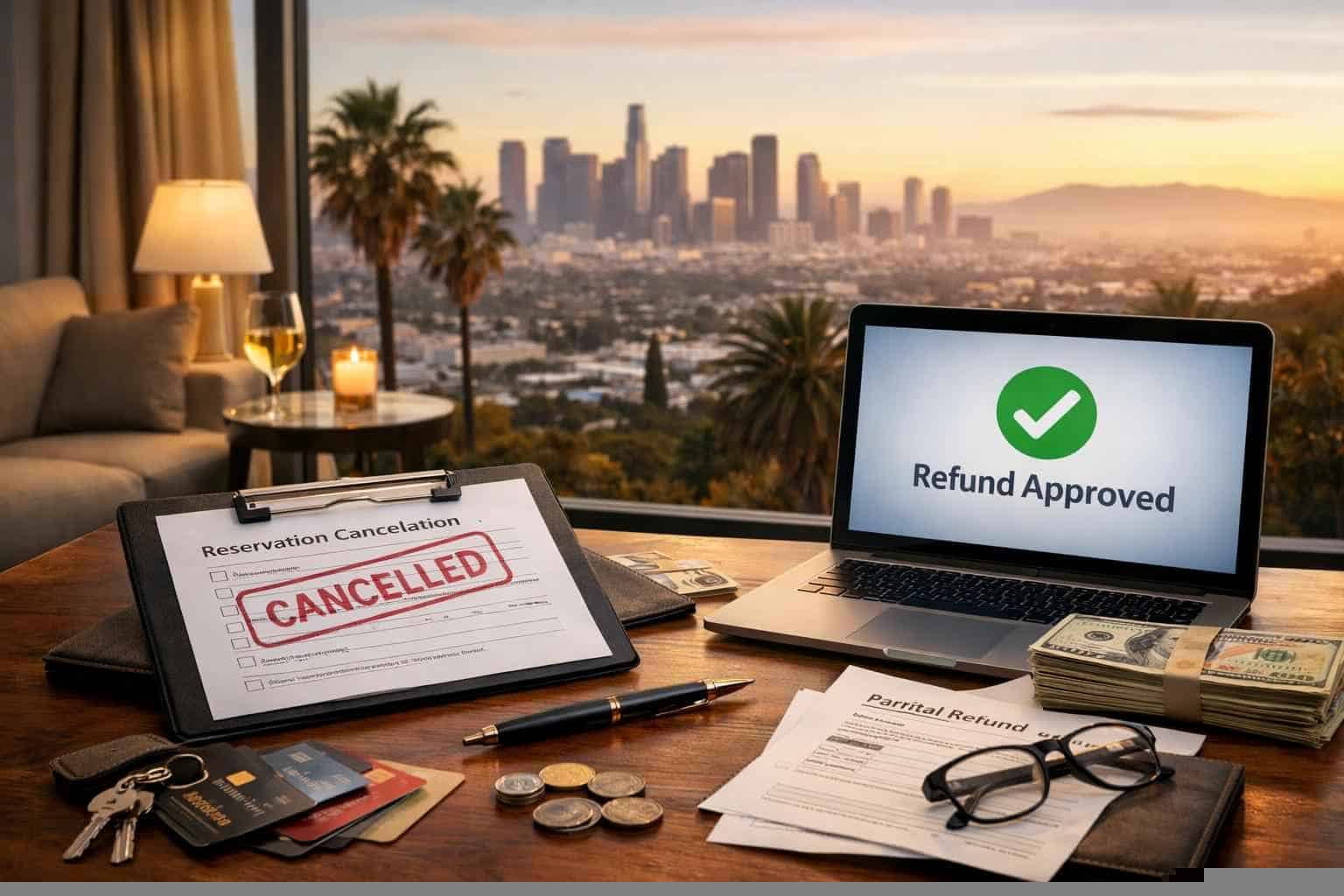 What is your cancellation and refund policy for Los Angeles California reservations?