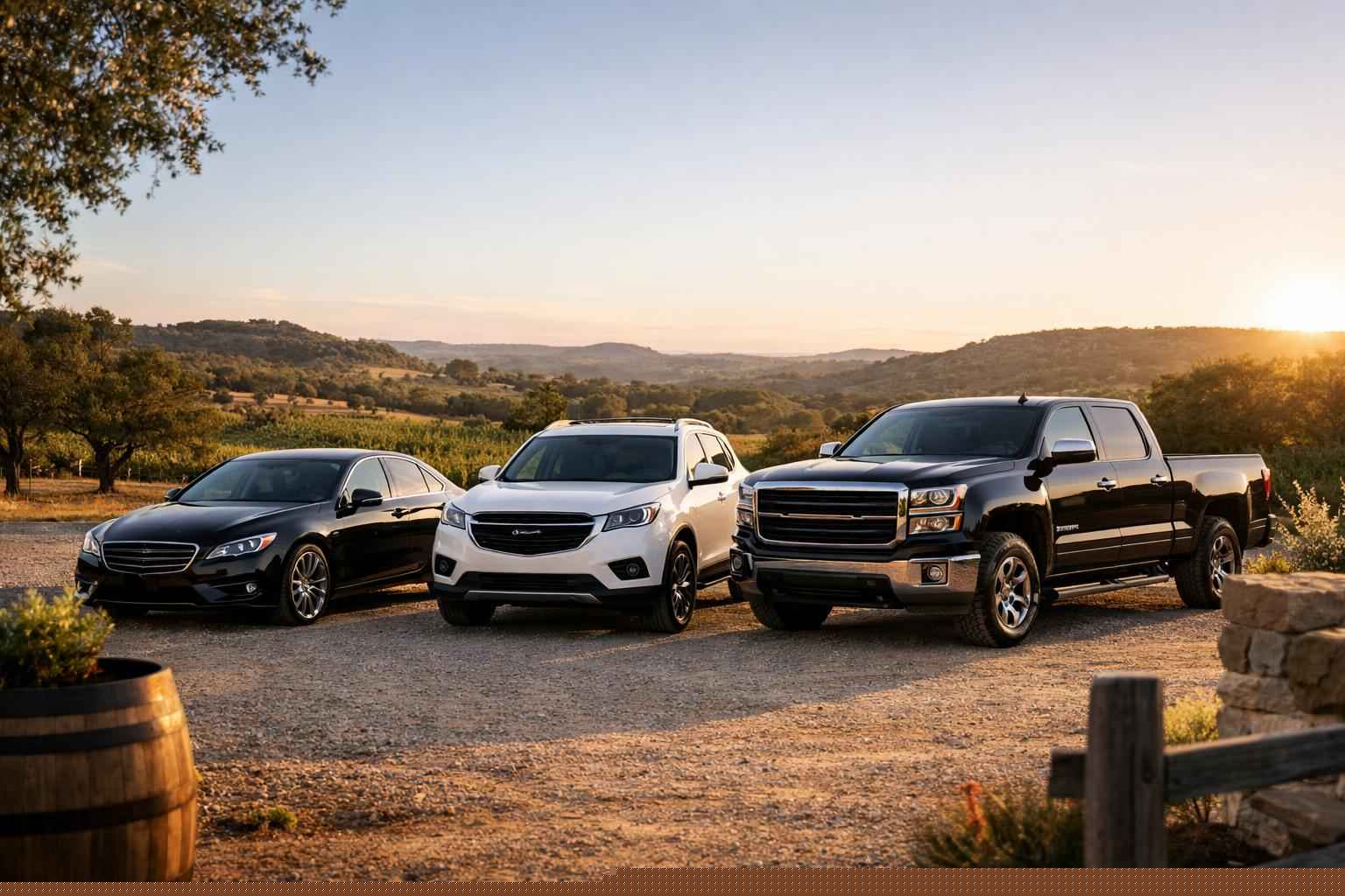 What Vehicle Sizes Do You Offer in Fredericksburg Texas?