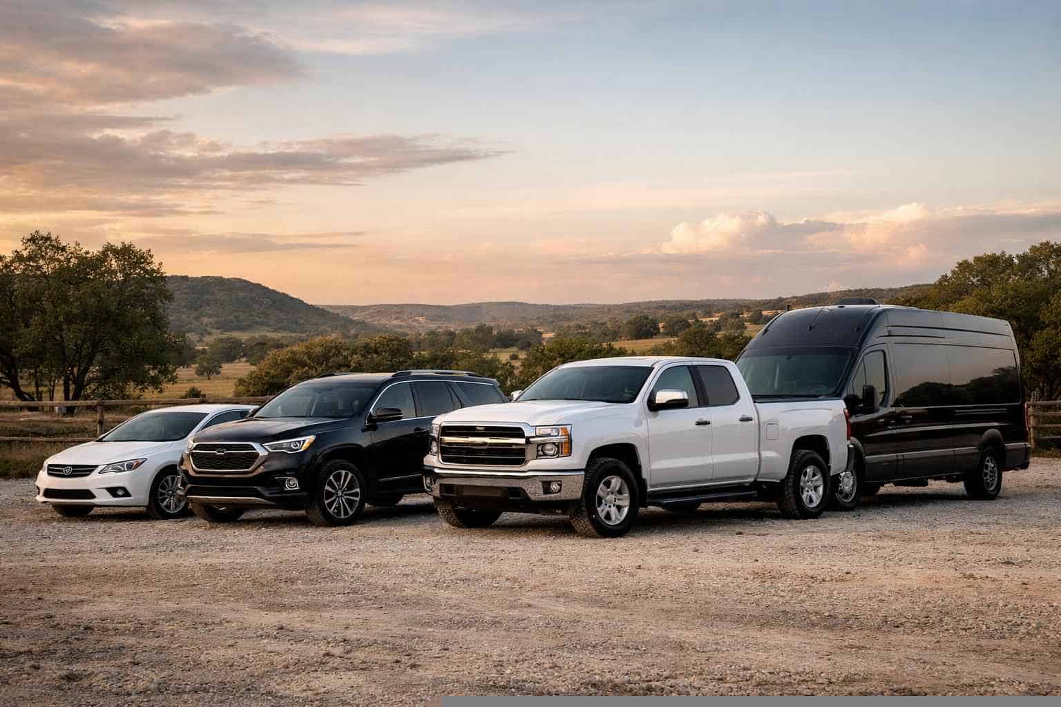 What Vehicle Sizes Do You Offer in Johnson City Texas