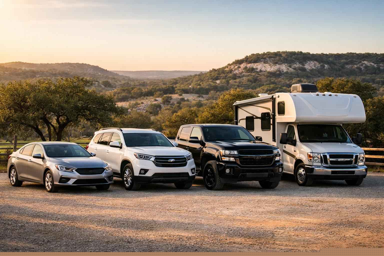 What Vehicle Sizes Do You Offer In Kerrville Texas?