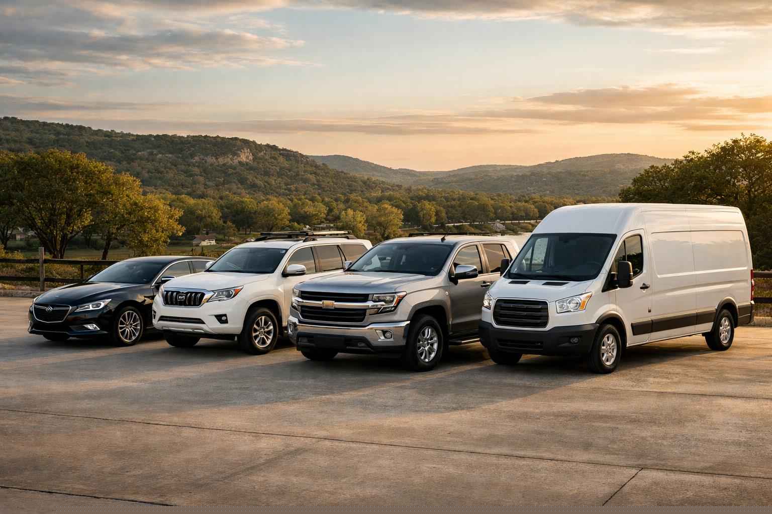 What Vehicle Sizes Do You Offer In Kerrville Texas