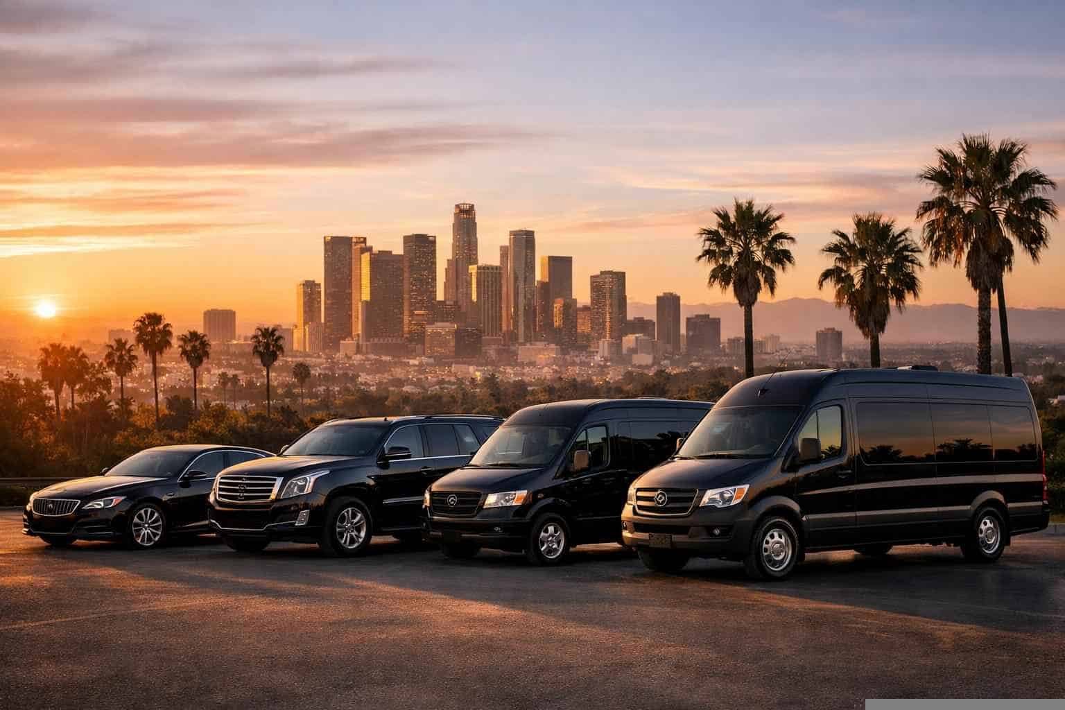 What vehicle sizes do you offer in Los Angeles California?