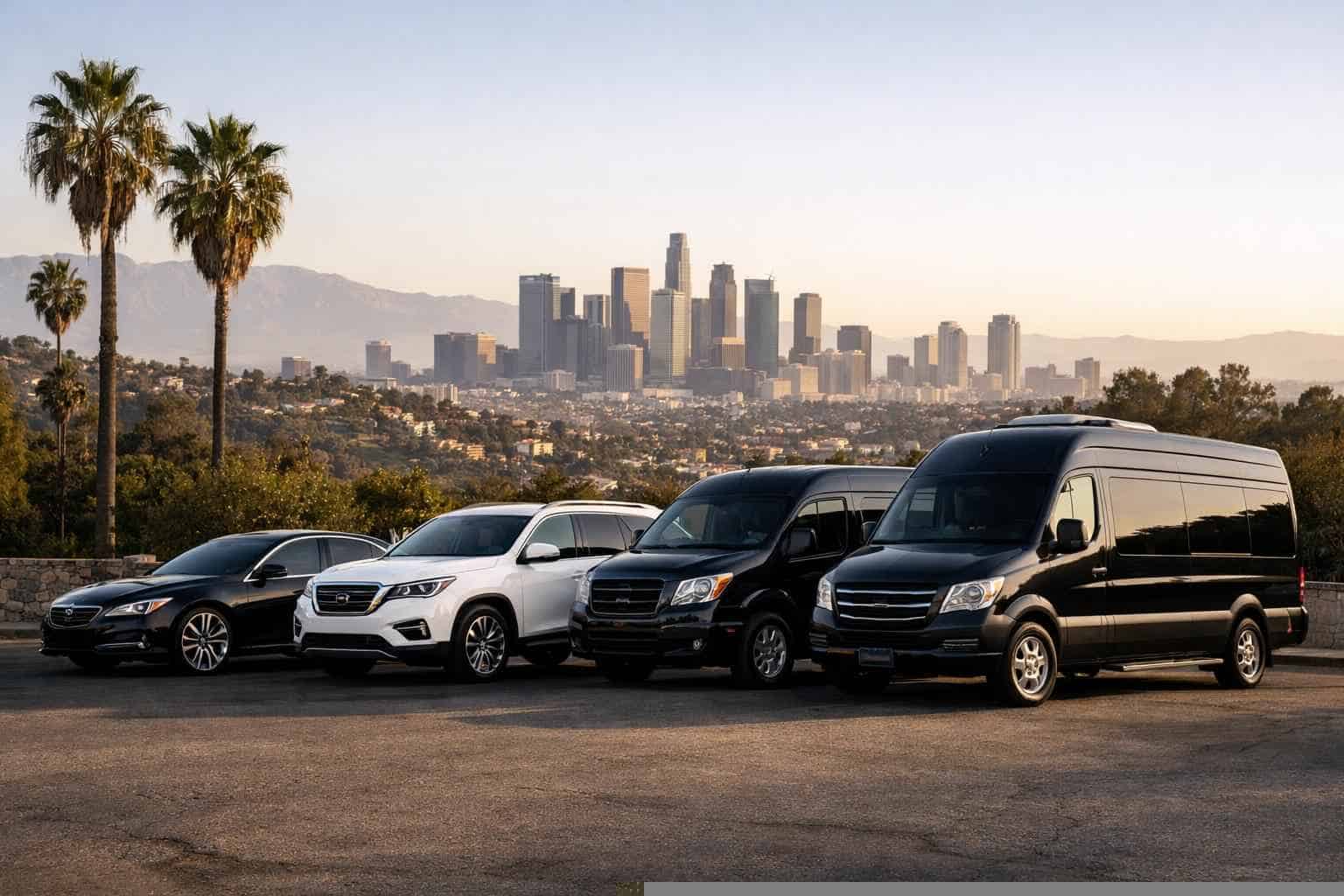 What vehicle sizes do you offer in Los Angeles California?