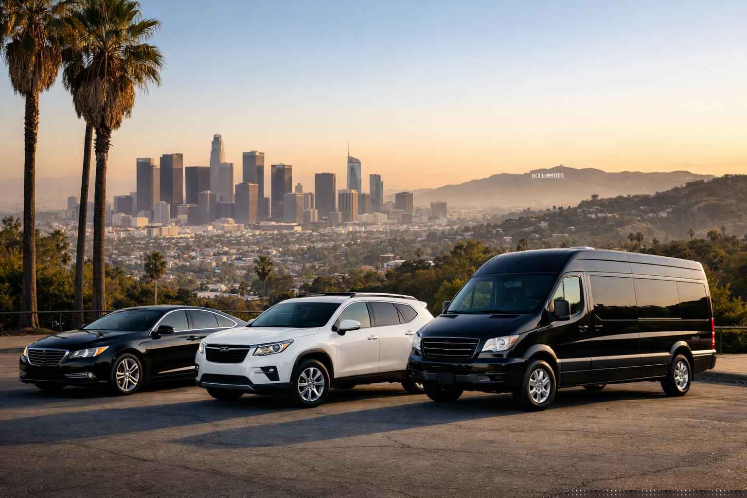 What vehicle sizes do you offer in Los Angeles California?