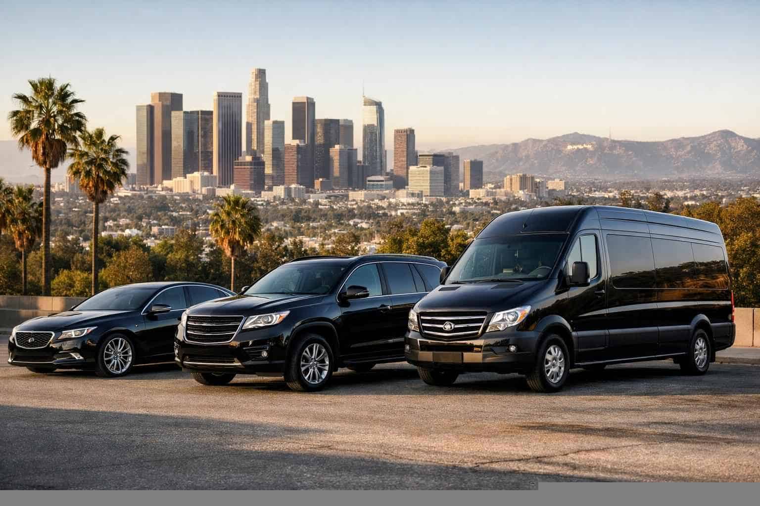 What vehicle sizes do you offer in Los Angeles California?