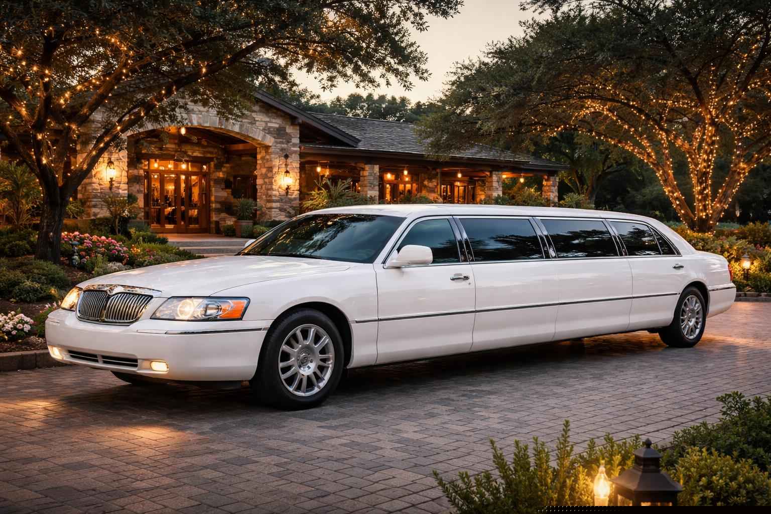 White Limo Rental Services In Boerne Texas