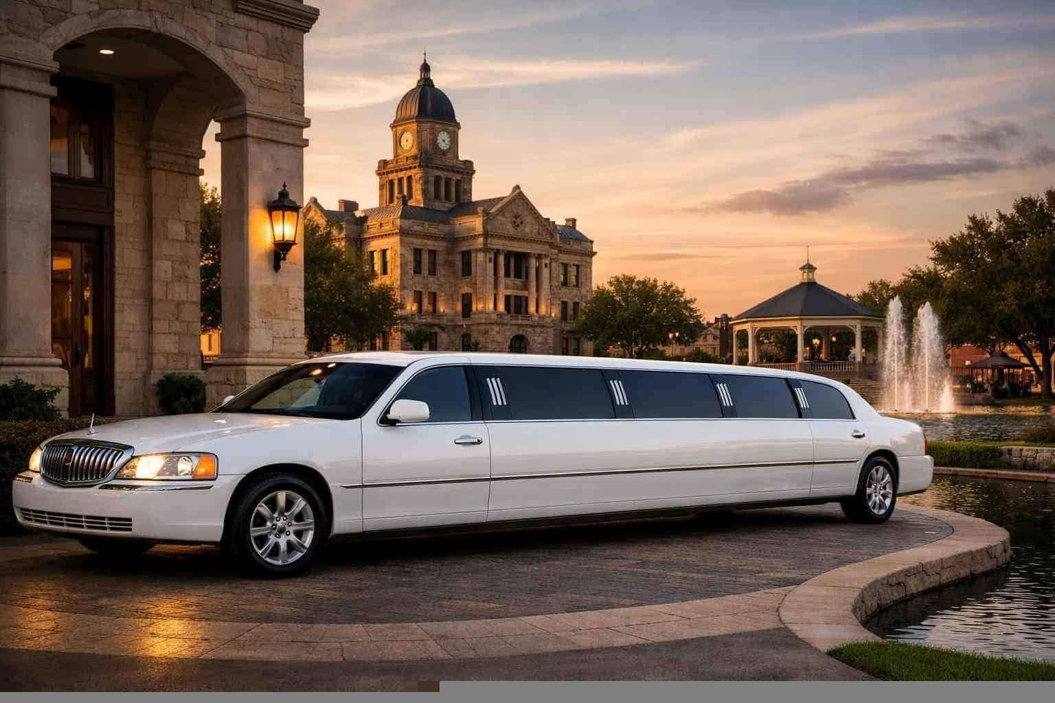 White Limo Rental Services in McKinney Texas