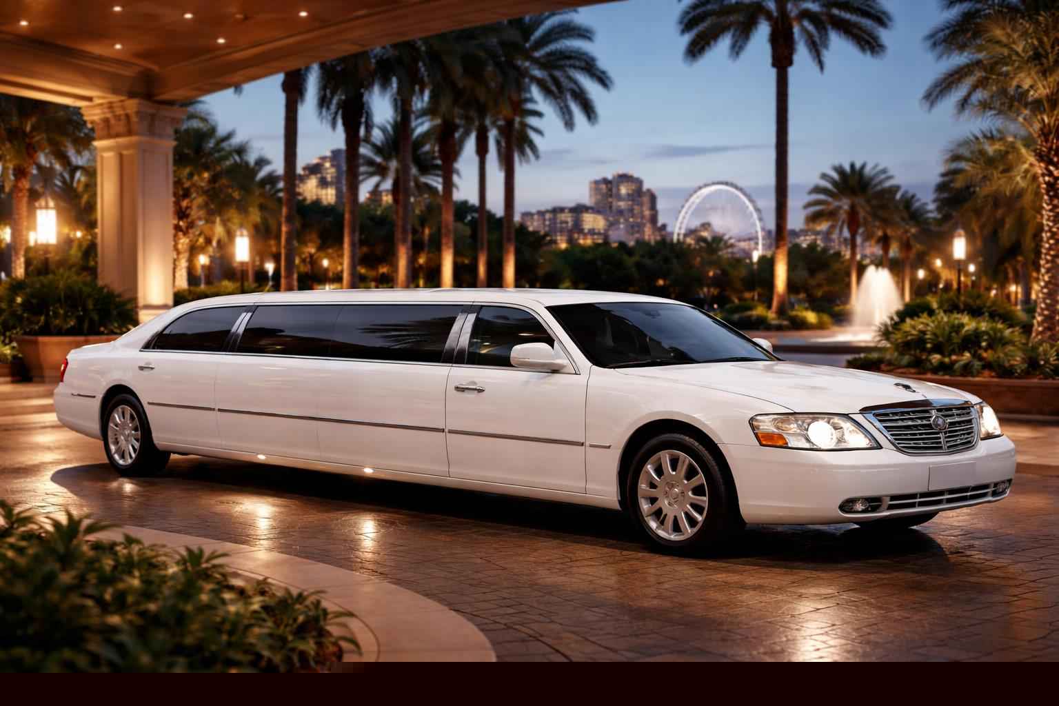 White Limo Rental Services in Orlando Florida