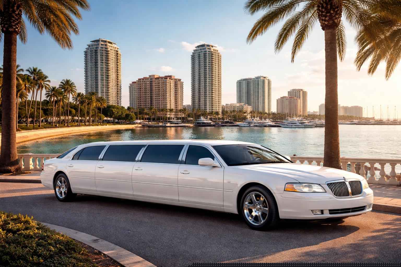 White Limo Rental Services in St. Petersburg Florida