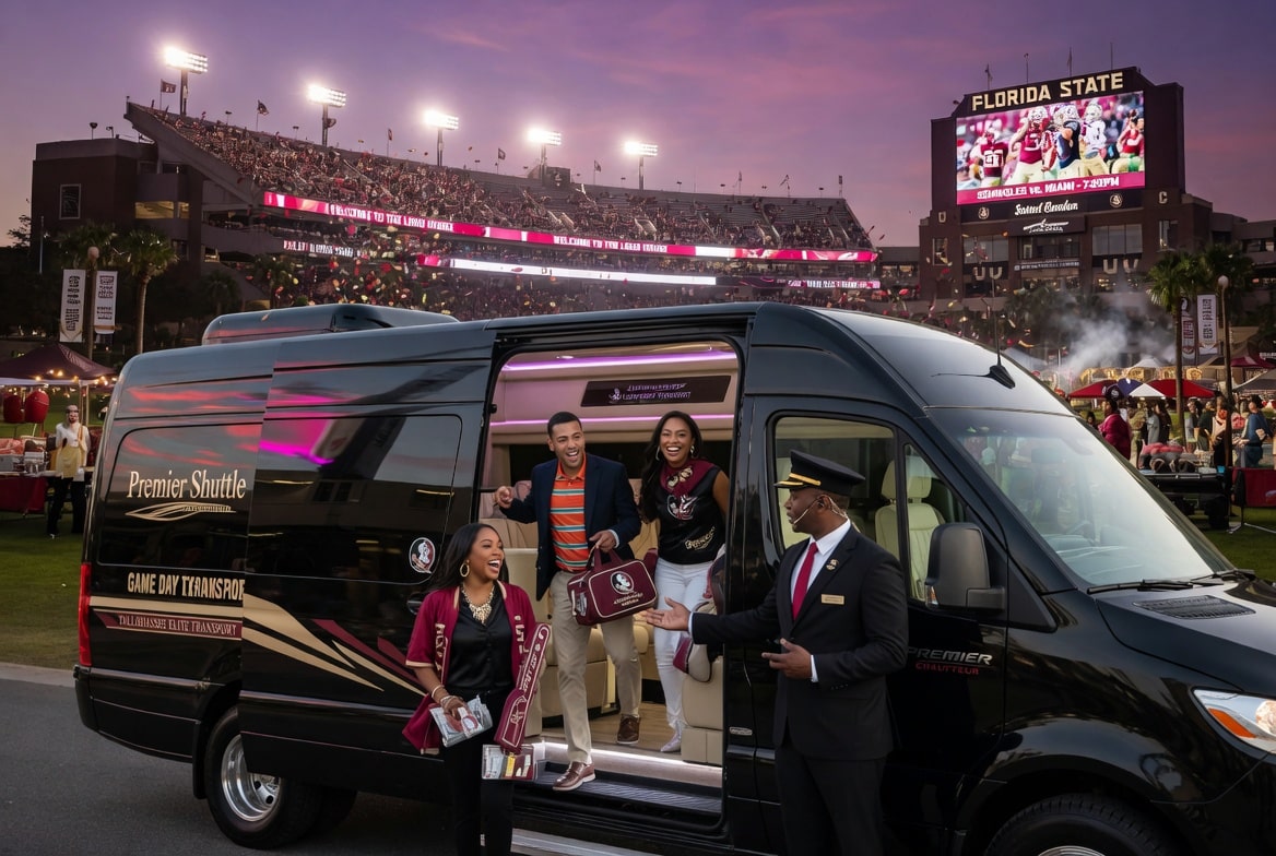 Can I book Tallahassee Florida shuttles for popular venues and stadiums