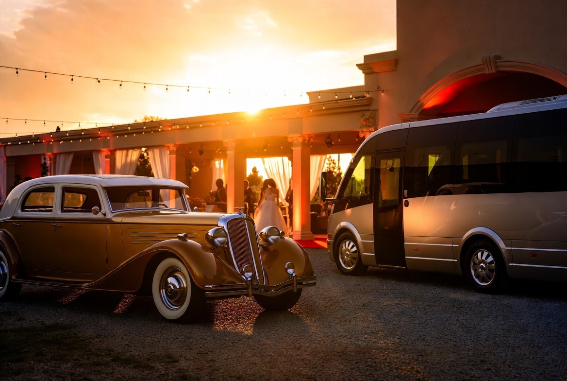 Do You Provide Wedding Day Shuttles And A Classic Vintage Getaway Car In Fort Lauderdale Florida?