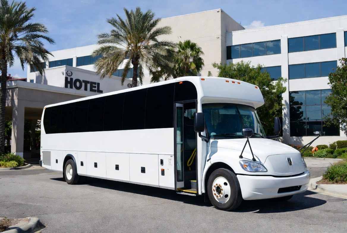 Pembroke Pines Florida White Buses