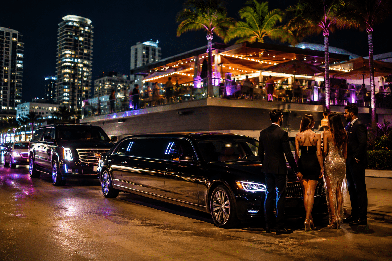 Do You Service Nightlife Areas And Downtown Districts In Fort Lauderdale Florida For Hourly Charters?