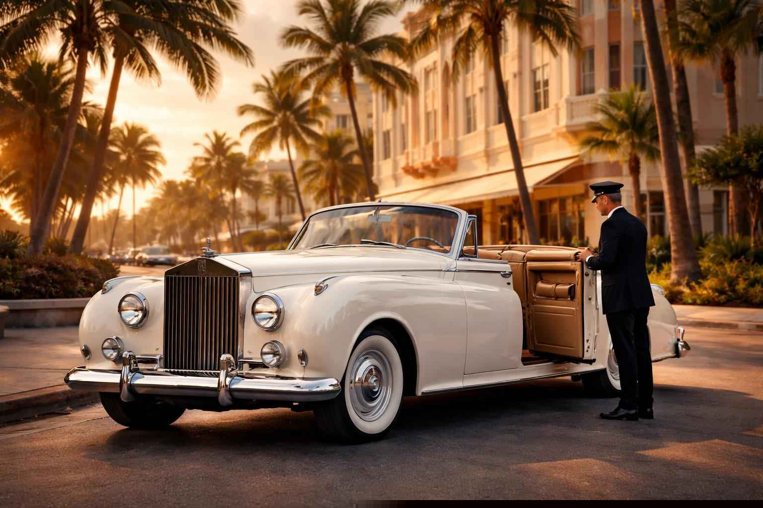 Antique Vehicle Rental Services with Driver in Hollywood Florida